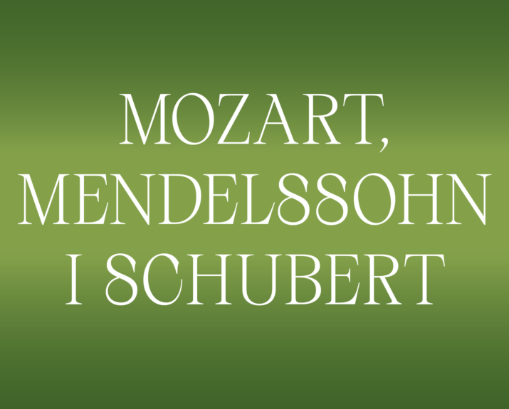 Mozart, Mendelssohn, Schubert