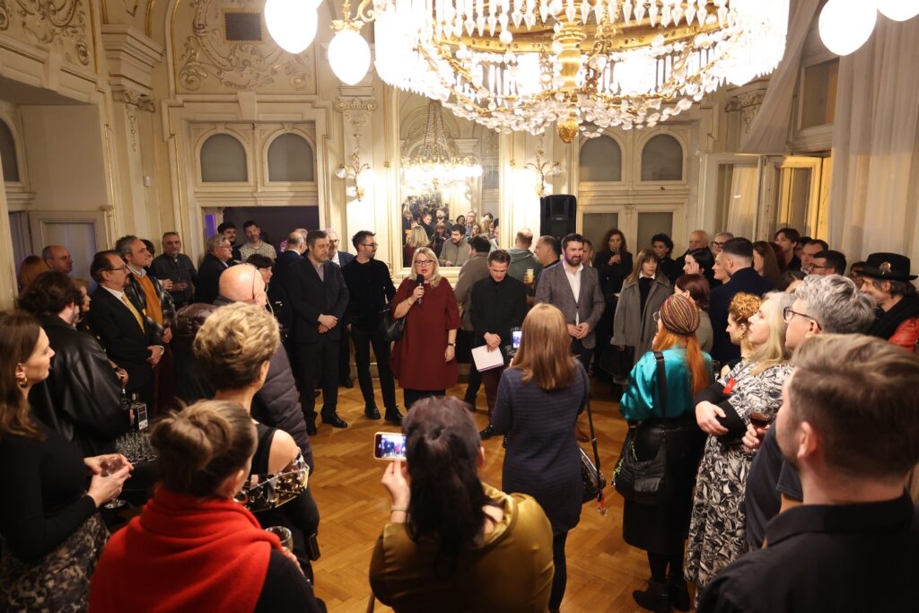 Domjenak nakon premijere opere "Ivana Orleanska"