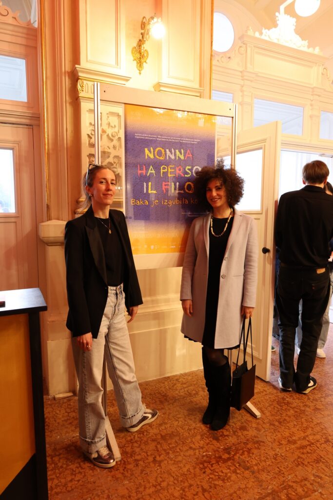 Prima/Premijera: "Nonna ha perso il filo" / "Baka je izgubila konac": Noemi Dessardo e/i Aurora Cimino