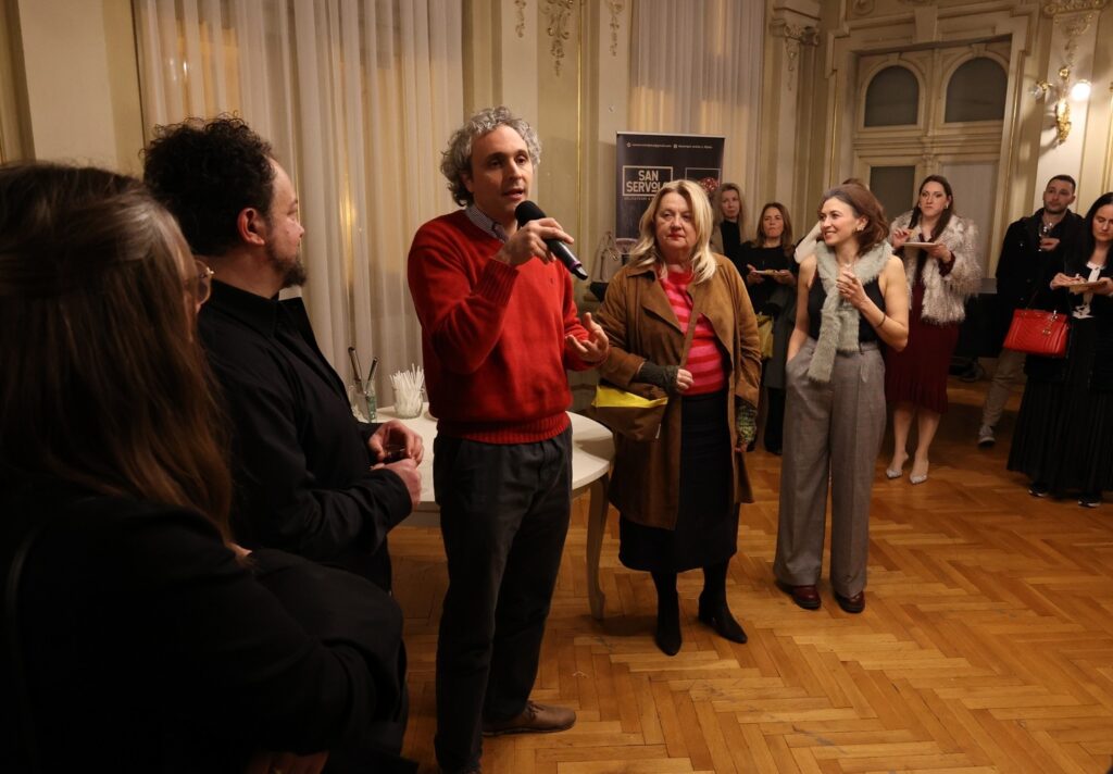 Prima/Premijera: "Nonna ha perso il filo" / "Baka je izgubila konac": Iva Bezinović Haydon, Massimiliano Cividati, Giacomo Pedini, Dubravka Vrgoč, Serena Ferraiuolo