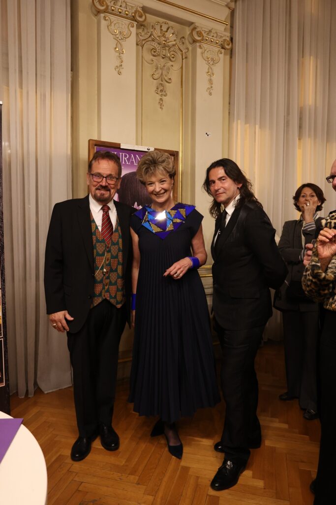 Domjenak nakon premijere "Turandot": Bojan Šober, Diana Sokolić, Theodor de Canziani