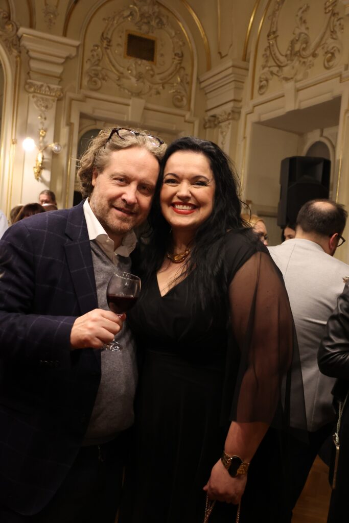 Domjenak nakon premijere "Turandot": Arnaud Bernard i Kristina Kolar