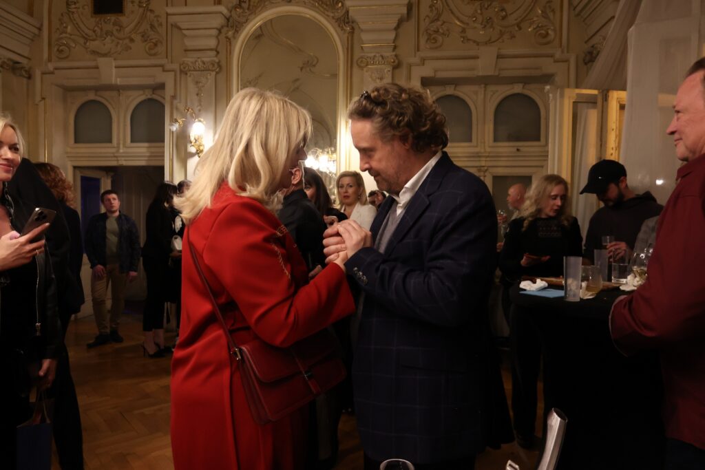 Domjenak nakon premijere "Turandot": Dubravka Vrgoč i Arnaud Bernard